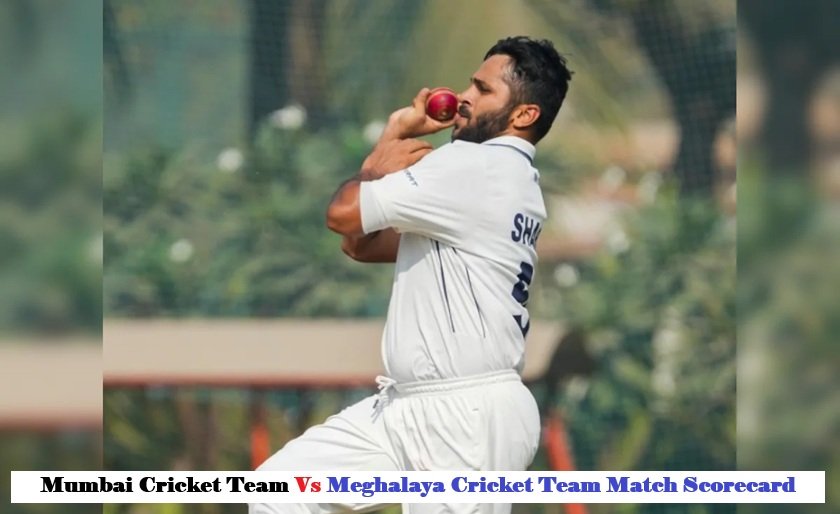Mumbai Cricket Team vs Meghalaya Cricket Team Match Scorecard