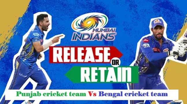 Punjab cricket team vs Bengal cricket team match scorecard