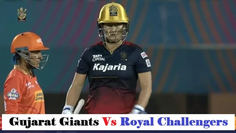 Gujarat Giants vs Royal Challengers Cricket Match Scorecard