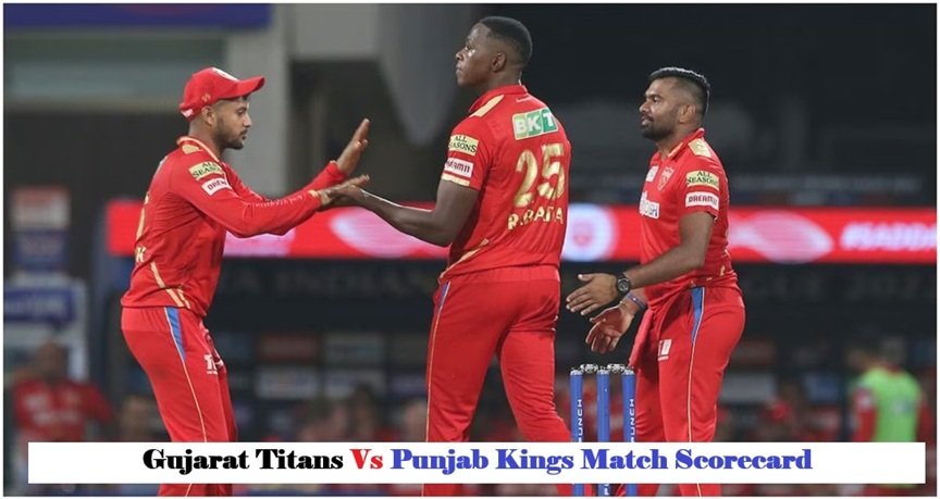 Gujarat Titans vs Punjab Kings match scorecard