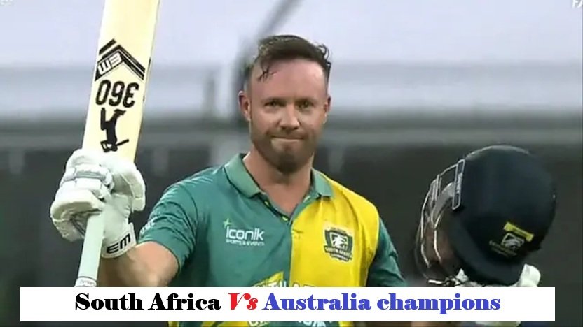 South Africa vs Australia champions