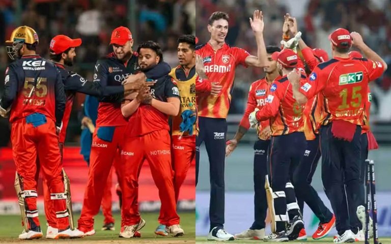 Royal Challengers Bengaluru vs Punjab Kings Timeline