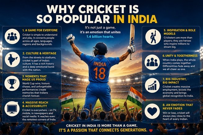 Why Cricket Is So Popular In India
