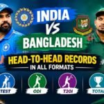 India vs Bangladesh Head-to-Head Records in All Formats